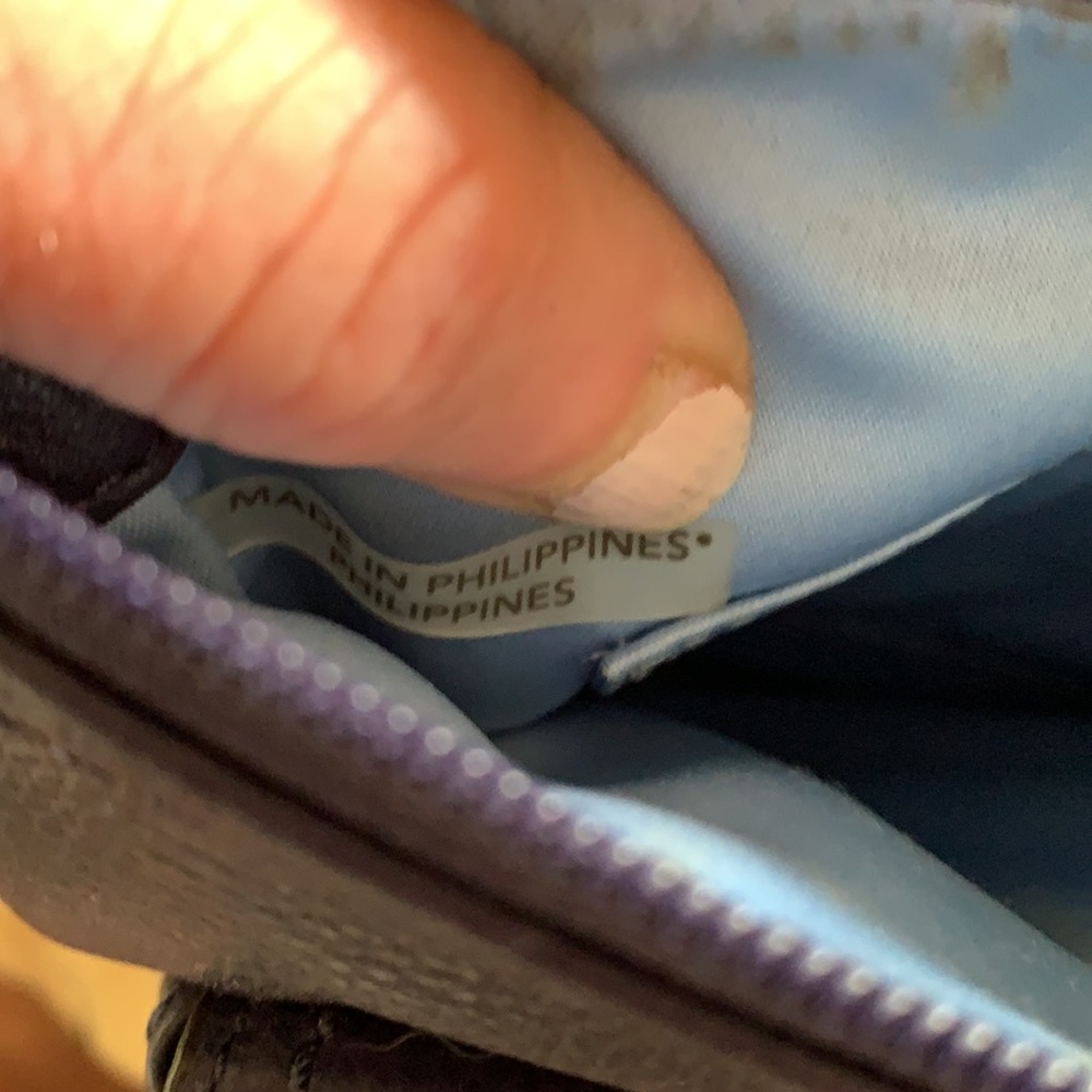 Purple Leather Crossbody - Picture 8 of 10